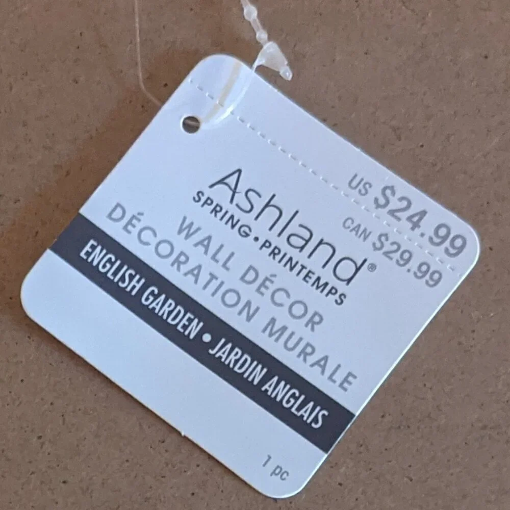 NWT Blue Floral Botanical Farmhouse Vintage Home Wall Decor Michaels Ashland NEW - Picture 7 of 7